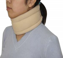 Hard/soft cervical collar