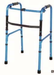 blue color alumnium folding walker