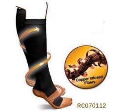 Anti fatigue compression sock
